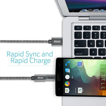 MIVI USB TYPE C, MICRO USB OTG ADAPTER  (PACK OF 1)