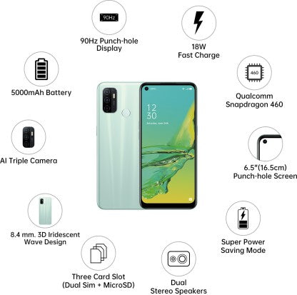 OPPO A33 (Mint Cream, 32 GB)  (3 GB RAM)