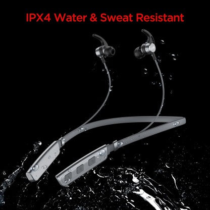 BOAT ROCKERZ 235V2/238 WITH ASAP CHARGE AND UPTO 8 HOURS PLAYBACK BLUETOOTH HEADSET  (GREY, IN THE EAR)[Like New]