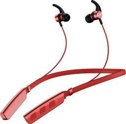 BOAT ROCKERZ 235V2/238 WITH ASAP CHARGE AND UPTO 8 HOURS PLAYBACK BLUETOOTH HEADSET  (RED, IN THE EAR)