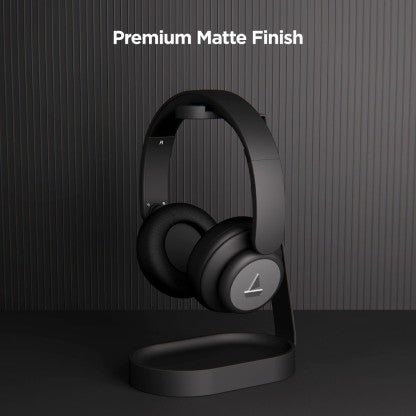 BOAT ROCKERZ 450 PRO WITH UPTO 70 HOURS PLAYBACK BLUETOOTH HEADSET  (LUSCIOUS BLACK, ON THE EAR)