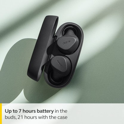 JABRA ELITE 2 WITH RICH BASS BLUETOOTH HEADSET  (DARK GREY, TRUE WIRELESS)