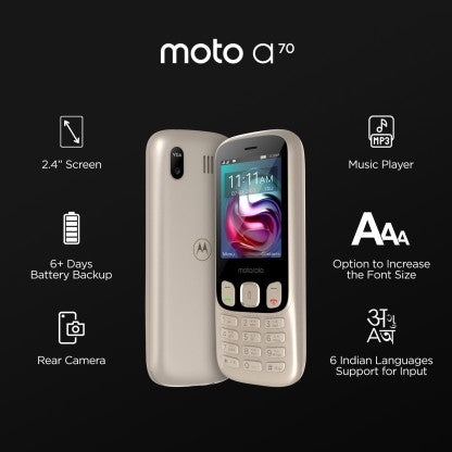 Motorola a70  (Rose Gold)