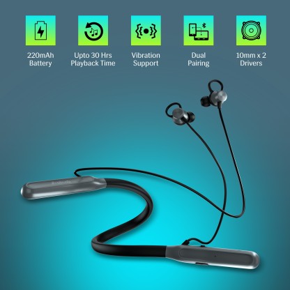 LAVA PROBUD N1 BLUETOOTH HEADSET  (CHARCOAL GREY, IN THE EAR)