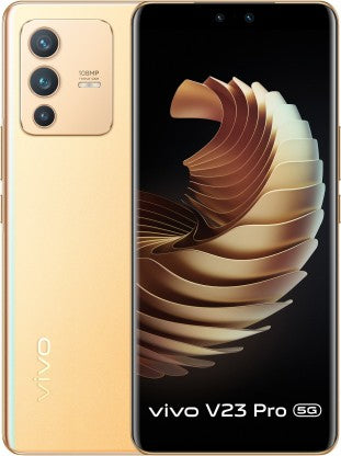 VIVO V23 PRO 5G (SUNSHINE GOLD, 128 GB)  (8 GB RAM) [Like New]