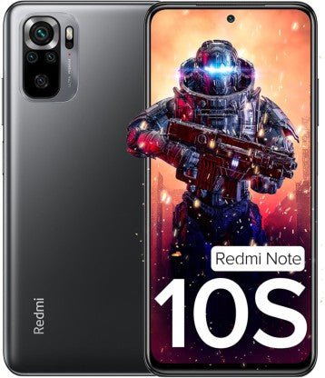 REDMI NOTE 10S (SHADOW BLACK, 64 GB)  (6 GB RAM) [Like New]