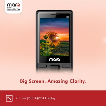 MARQ BY FLIPKART M80 JALWA  (BLACK) [Like New]