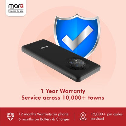 MARQ BY FLIPKART M80 JALWA  (BLACK) [Like New]
