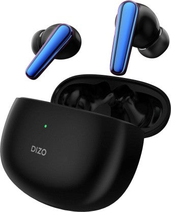 DIZO BY REALME TECHLIFE BUDS Z BLUETOOTH HEADSET  (ONYX, TRUE WIRELESS)