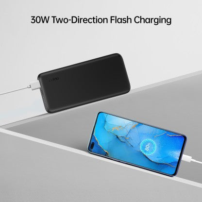 OPPO 5000 MAH X 2 CELLS POWER BANK (30 W, QUICK CHARGE 3.0)  (BLACK, LITHIUM POLYMER)