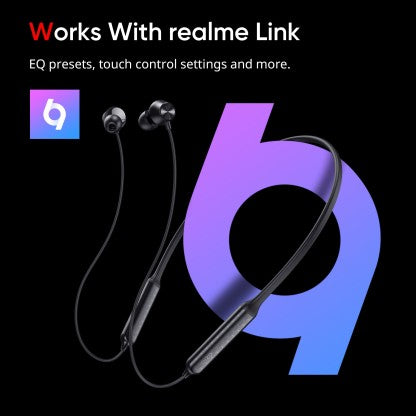 DIZO WIRELESS POWER WITH ENC, 11.2MM DRIVER,18H PLAYBACK (BY REALME TECHLIFE) BLUETOOTH HEADSET  (CLASSIC BLACK, IN THE EAR)