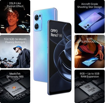 OPPO RENO7 5G (STARTRAILS BLUE, 256 GB)  (8 GB RAM)