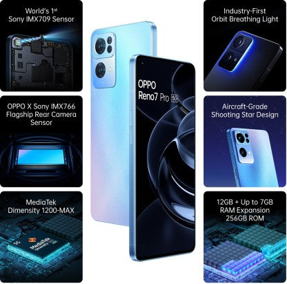 OPPO RENO7 PRO 5G (STARTRAILS BLUE, 256 GB)  (12 GB RAM) [Like New]