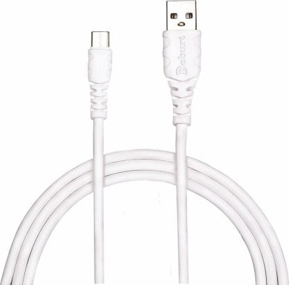 GEBURT USB TYPE C CABLE 2 A 1 M GT03  (COMPATIBLE WITH MOBILES, WHITE, ONE CABLE)