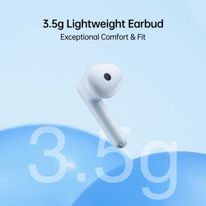 OPPO ENCO AIR 2 WITH 13.4 DYNAMIC DRIVER BLUETOOTH HEADSET  (WHITE, TRUE WIRELESS) [Like New]