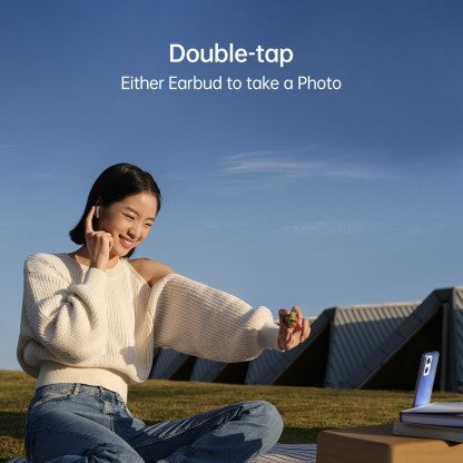 OPPO ENCO AIR 2 WITH 13.4 DYNAMIC DRIVER BLUETOOTH HEADSET  (WHITE, TRUE WIRELESS) [Like New]