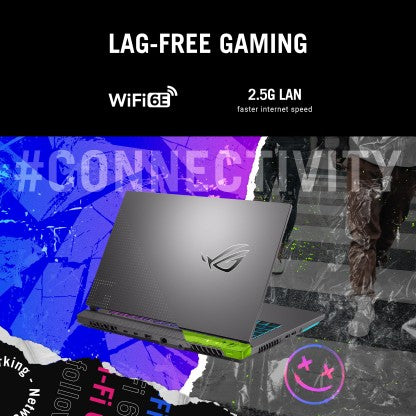 ASUS ROG STRIX G15 (2022) RYZEN 7 OCTA CORE AMD R7-6800H - (16 GB/512 GB SSD/WINDOWS 11 HOME/4 GB GRAPHICS/NVIDIA GEFORCE RTX RTX 3050/144 HZ) G513RC-HN062W GAMING LAPTOP  (15.6 INCH, VOLT GREEN, 2.10 KG)[Like New]