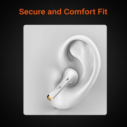 FIRE-BOLTT FIRE PODS NINJA G301 EARBUDS TWS HD CALLS, POWER BASS, IWP TECHNOLOGY BLUETOOTH HEADSET  (WHITE, TRUE WIRELESS)