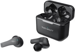 FIRE-BOLTT FIRE PODS NINJA PRO 403 EARBUDS TWS, ENC &AMP; GAMING, ULTRA CHARGE BLUETOOTH HEADSET  (BLACK, TRUE WIRELESS)