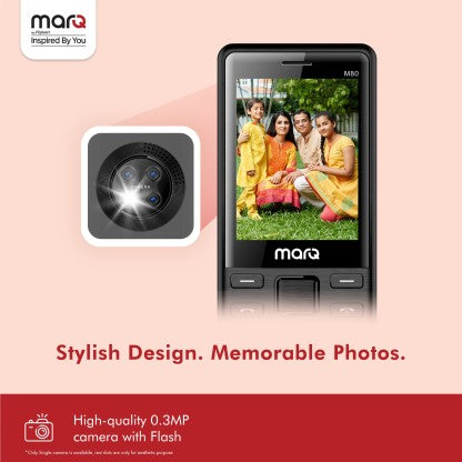 MARQ BY FLIPKART M80 JALWA  (BLACK) [Like New]