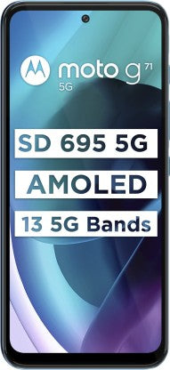 MOTO G71 5G (NEPTUNE GREEN, 128 GB)  (6 GB RAM)[Like New]