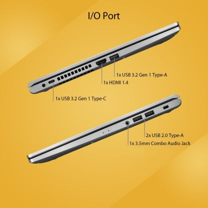 ASUS VIVOBOOK 15 (2022) CORE I5 10TH GEN - (8 GB/512 GB SSD/WINDOWS 11 HOME) X515JA-EJ562WS | X515JA-EJ592WS THIN AND LIGHT LAPTOP  (15.6 INCH, TRANSPARENT SILVER, 1.80 KG, WITH MS OFFICE)[Like New]