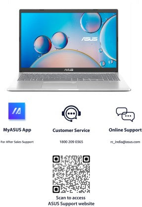 ASUS VIVOBOOK 15 (2022) CORE I5 11TH GEN - (8 GB/1 TB HDD/256 GB SSD/WINDOWS 11 HOME) X515EA-EJ502WS THIN AND LIGHT LAPTOP  (15.6 INCH, TRANSPARENT SILVER, 1.80 KG, WITH MS OFFICE)