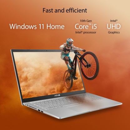 ASUS VIVOBOOK 15 (2022) CORE I5 10TH GEN - (8 GB/512 GB SSD/WINDOWS 11 HOME) X515JA-EJ562WS | X515JA-EJ592WS THIN AND LIGHT LAPTOP  (15.6 INCH, TRANSPARENT SILVER, 1.80 KG, WITH MS OFFICE)[Like New]
