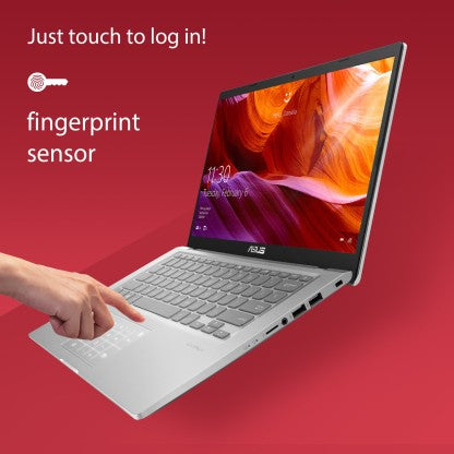 ASUS VIVOBOOK 14 (2022) RYZEN 5 QUAD CORE AMD R5-3500U - (8 GB/512 GB SSD/WINDOWS 11 HOME) M415DA-EB712WS THIN AND LIGHT LAPTOP  (14 INCH, TRANSPARENT SILVER, 1.60 KG, WITH MS OFFICE)[Like New]