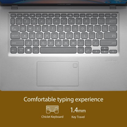ASUS VIVOBOOK 14 (2022) RYZEN 7 QUAD CORE AMD R7-3700U - (16 GB/512 GB SSD/WINDOWS 11 HOME) M415DA-EB512WS THIN AND LIGHT LAPTOP  (14 INCH, TRANSPARENT SILVER, 1.60 KG, WITH MS OFFICE)