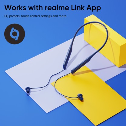 DIZO WIRELESS DASH WITH 30H PLAY AND BLINK FAST CHARGING (BY REALME TECHLIFE) BLUETOOTH HEADSET  (ELECTRIC BLUE, IN THE EAR)