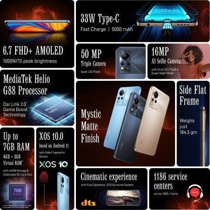 INFINIX NOTE 12 (FORCE BLACK, 64 GB)  (4 GB RAM)