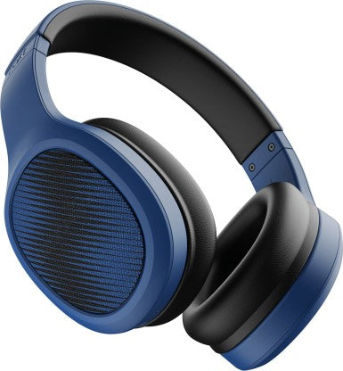 BOAT ROCKERZ 460 WITH UPTO 30 HOURS PLAYBACK, BEAST MODE &AMP; ENX TECHNOLOGY BLUETOOTH HEADSET  (BOLD BLUE, ON THE EAR)