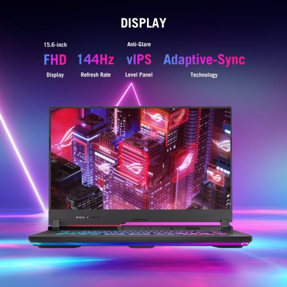 ASUS ROG STRIX G15 RYZEN 7 OCTA CORE AMD R7-4800H - (8 GB/512 GB SSD/WINDOWS 11 HOME/4 GB GRAPHICS/NVIDIA GEFORCE RTX RTX 3050/144 HZ) G513IC-HN025W GAMING LAPTOP  (15.6 INCH, ECLIPSE GRAY, 2.10 KG)[Like New]