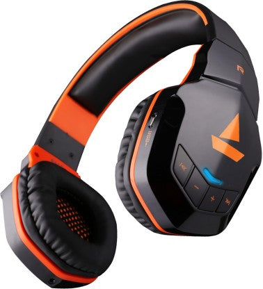 BOAT ROCKERZ 510 SUPER EXTRA BASS BLUETOOTH HEADSET  (MOLTEN ORANGE, ON THE EAR)