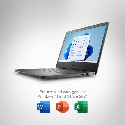 DELL VOSTRO RYZEN 3 DUAL CORE R3-3250U - (8 GB/1 TB HDD/WINDOWS 11 HOME) VOSTRO 3405 THIN AND LIGHT LAPTOP  (35 CM, ACCENT BLACK, 1.59 KG, WITH MS OFFICE)