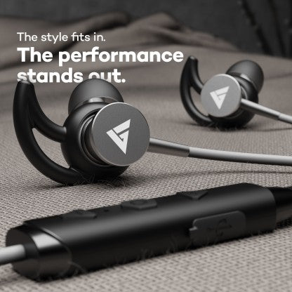 BOULT AUDIO PROBASS EQCHARGE WITH ZEN MODE ENC, 32HRS PLAYTIME, ULTRA-FAST CHARGING BLUETOOTH HEADSET  (BLACK, IN THE EAR) [Like New]