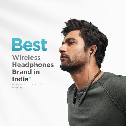 BOULT AUDIO PROBASS EQCHARGE WITH ZEN MODE ENC, 32HRS PLAYTIME, ULTRA-FAST CHARGING BLUETOOTH HEADSET  (BLACK, IN THE EAR) [Like New]