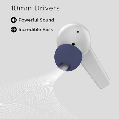 FIRE-BOLTT FIRE PODS POLARIS ANC ENC EARBUDS TWS, ABOUT 24H PLAYTIME, RGB LIGHTS BLUETOOTH HEADSET  (GREY, BLUE, TRUE WIRELESS)