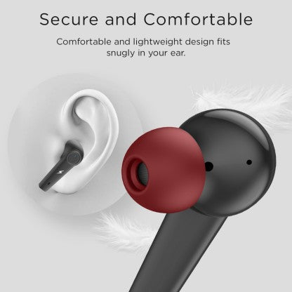 FIRE-BOLTT FIRE PODS POLARIS ANC ENC EARBUDS TWS, ABOUT 24H PLAYTIME, RGB LIGHTS BLUETOOTH HEADSET  (BLACK, RED, TRUE WIRELESS)