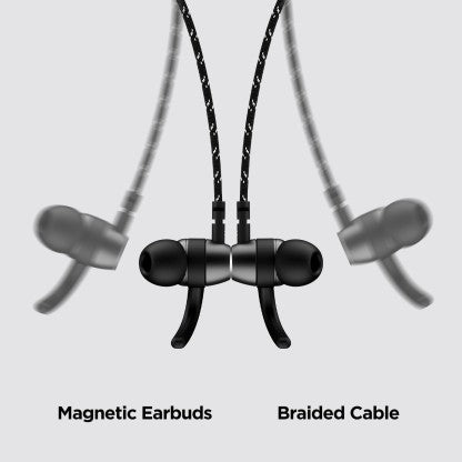 BOAT ROCKERZ 333 PRO WITH 60 HOURS BATTERY BLUETOOTH HEADSET  (ACTIVE BLACK, IN THE EAR)