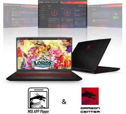 MSI CORE I7 11TH GEN - (8 GB/512 GB SSD/WINDOWS 10 HOME/4 GB GRAPHICS/NVIDIA GEFORCE RTX 3050/144 HZ) GF63 THIN 11UC-866IN GAMING LAPTOP  (15.6 INCH, BLACK, 1.86 KG)[Like New]
