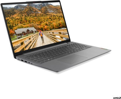 LENOVO IDEAPAD 3 RYZEN 5 HEXA CORE 5500U - (8 GB/512 GB SSD/WINDOWS 11 HOME) 15ALC6 THIN AND LIGHT LAPTOP  (15.6 INCH, ARCTIC GREY, 1.65 KG, WITH MS OFFICE)[Like New]