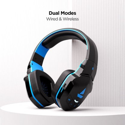 BOAT ROCKERZ 510 SUPER EXTRA BASS BLUETOOTH HEADSET  (FURIOUS BLUE, ON THE EAR)