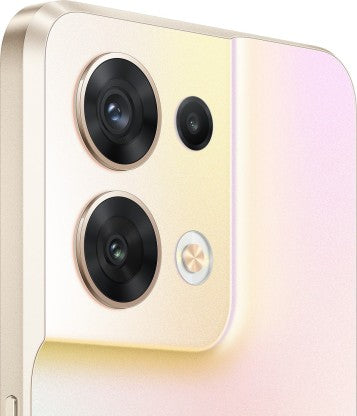 OPPO RENO8 5G (SHIMMER GOLD, 128 GB)  (8 GB RAM)[Like New]