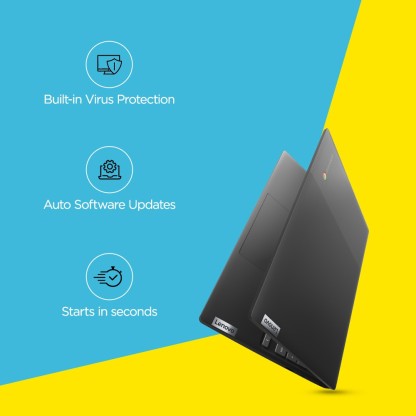 LENOVO IDEAPAD 3 CHROMEBOOK CELERON DUAL CORE - (4 GB/64 GB EMMC STORAGE/CHROME OS) IDEAPAD 3 CB 11IGL05 2 CHROMEBOOK  (11.6 INCH, ONYX BLACK, 1.12 KG)[Like New]