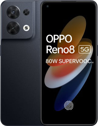 OPPO RENO8 5G (SHIMMER BLACK, 128 GB)  (8 GB RAM) [Like New]