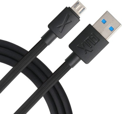 FLIX MICRO USB CABLE 2 A 1 M (BEETEL) XCD-M11  (COMPATIBLE WITH MOBILE, TABLET, SMART WATCH, MP3 PLAYER, BLACK)