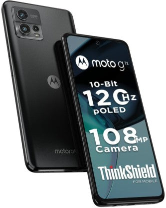 MOTOROLA G72 (METEORITE GREY, 128 GB)  (6 GB RAM)