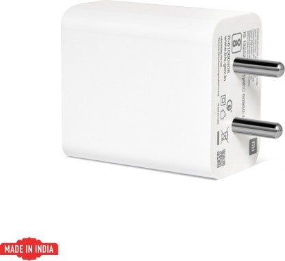 MI 33W SONICCHARGE 2.0 CHARGER COMBO FOR MI,REDMI,XIOMI DEVICES (TYPE C- CABLE INCLUDED)  (WHITE, CABLE INCLUDED)